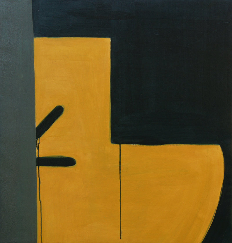 Sans titre, acrylique sur toile, 91,5cm x 91,5cm, 2010