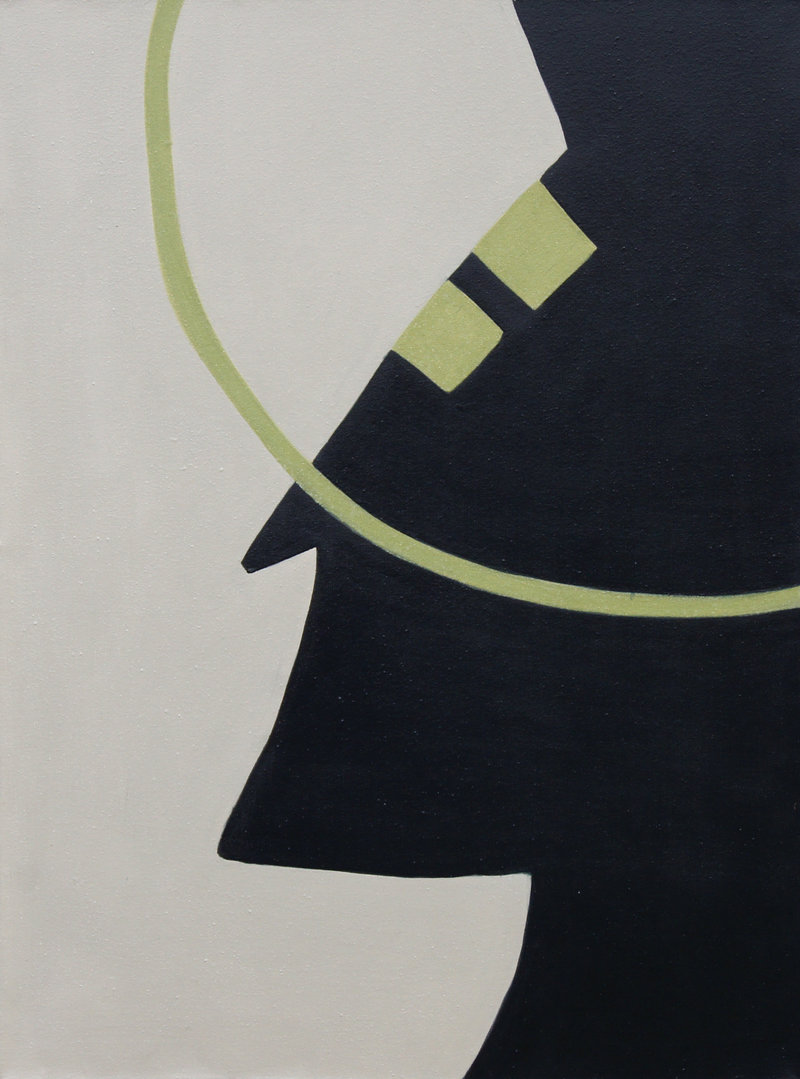 Sans titre, acrylique sur toile, 73,5cm x 98,5cm, 2016