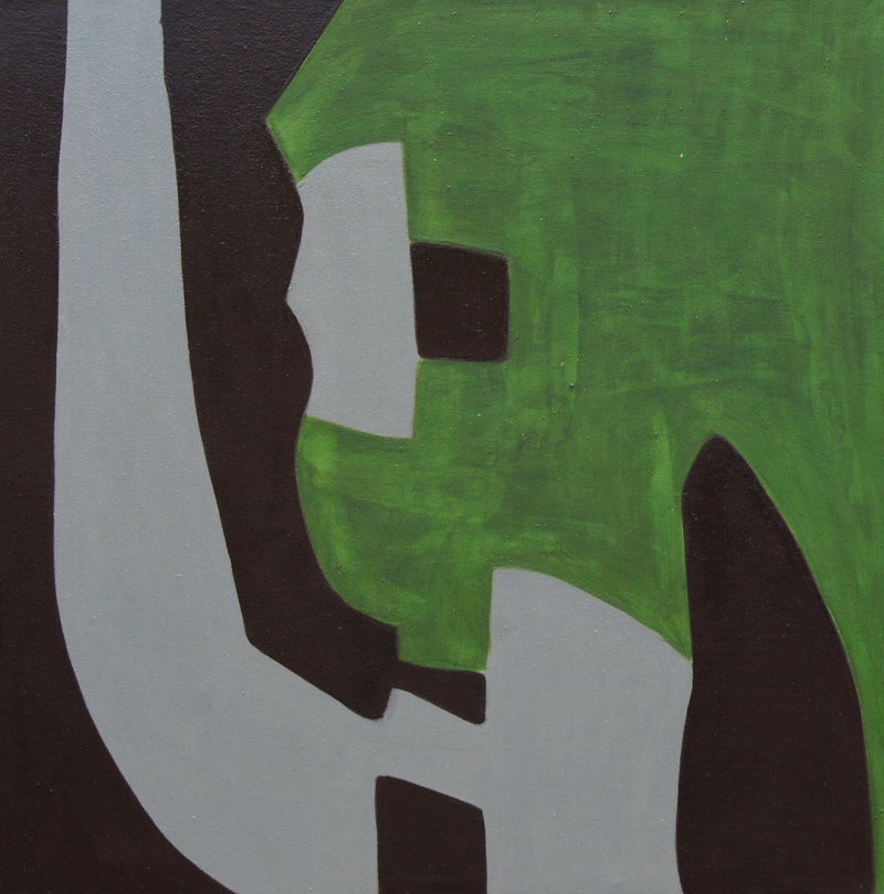 Sans titre, acrylique sur toile, 91,5cm x 91,5cm, 2016